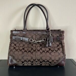 Coach Hampton Belted Satchel